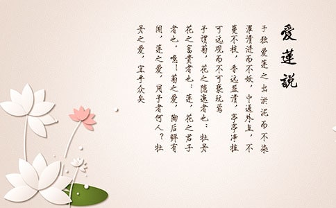 初中语文《爱莲说》说课稿