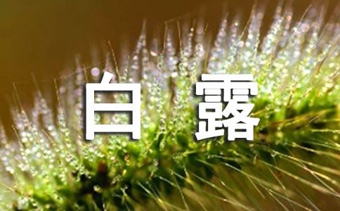2023年白露安好问候语汇编39句