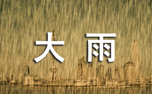 大雨小雨教案锦集10篇
