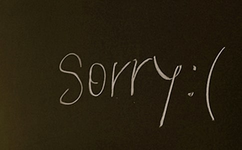 道歉说说留言汇总50句