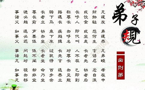 《弟子规》读书心得