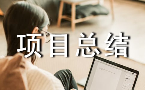 个人项目总结范文